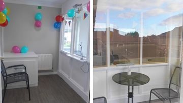 Leeds care home opens up its very own visitor pod